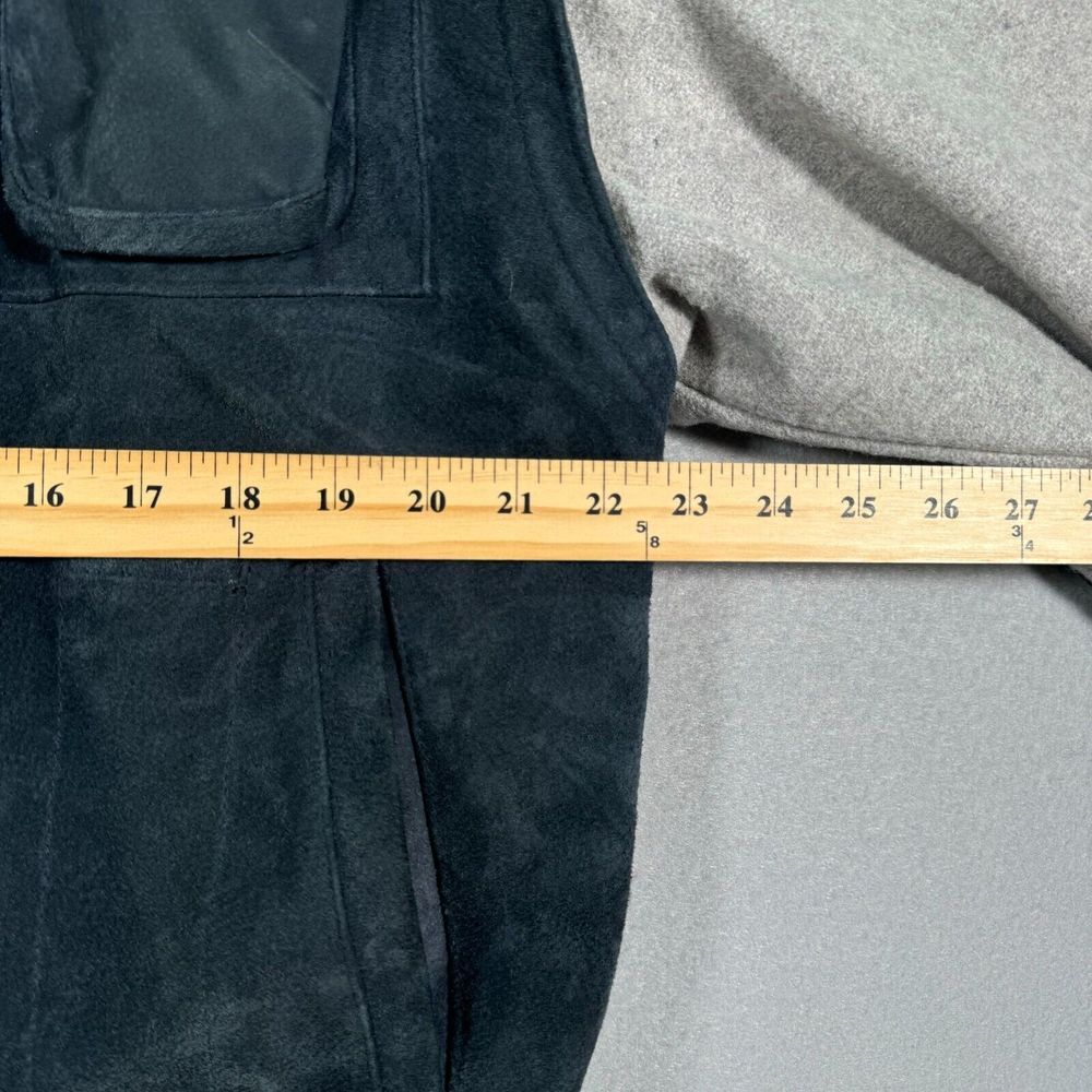 Vintage Treeline Outfitters‎ Jacket Mens Medium Black Gray Garments Wool Leather - Picture 13 of 15